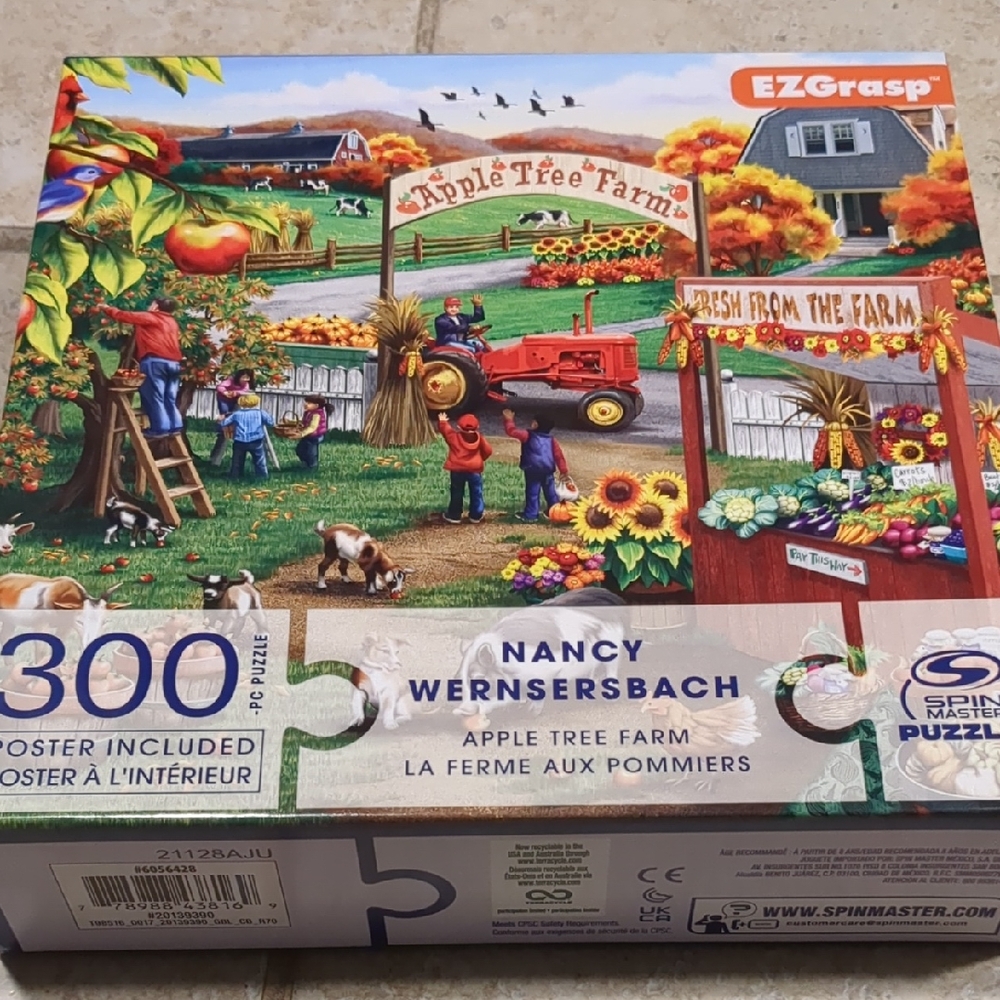 Nancy Wernersbach Apple Tree Farm Puzzle - 300 Pieces